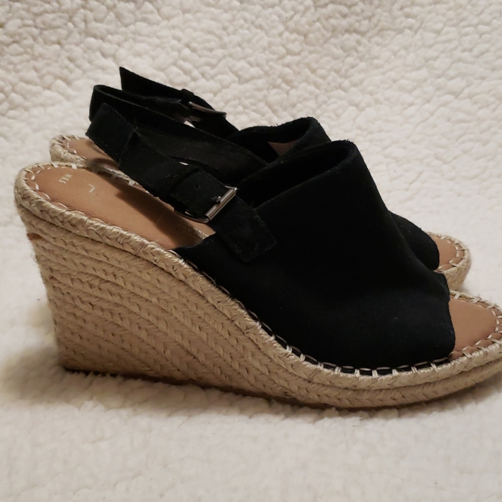 TOMS espadrille heels